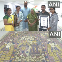 Bihar State Sports Authority sets Guinness World Record for largest Madhubani painting