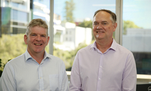  Firefinch managing director Michael Anderson (left) and Leo Lithium managing director Simon Hay