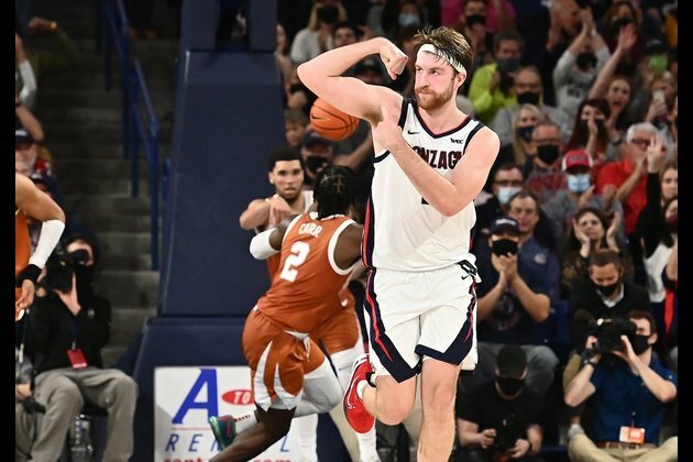 No. 1 Gonzaga tips off tourney vs. Central Michigan