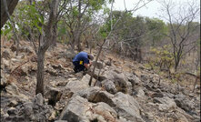 Big mine on its way here at Goulamina, Mali