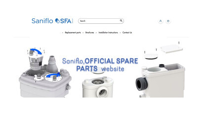 Saniflo official spare parts website now live