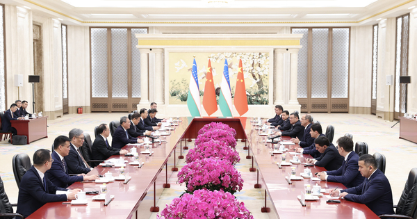 CHINA-BEIJING-LI QIANG-UZBEKISTAN-PM-MEETING (CN)