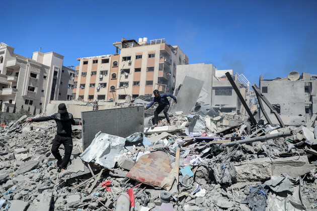 MIDEAST-GAZA CITY-ISRAEL-BOMBING