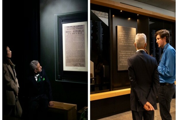 EAM Jaishankar visits General Post Office Museum and Trinity College in Dublin