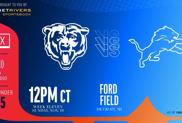 How to watch, listen to, stream Bears-Lions Week 11 game