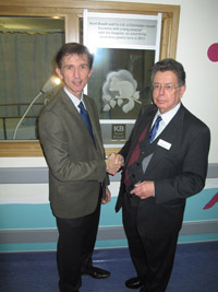 Historic glass panels re-installed in Colchester children's ward