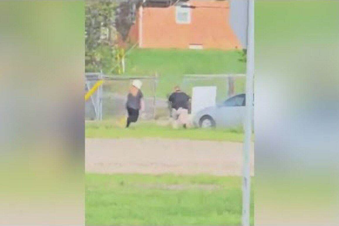 Video- Sword-wielding woman with gunshot wounds steals cruiser, leading to pursuit