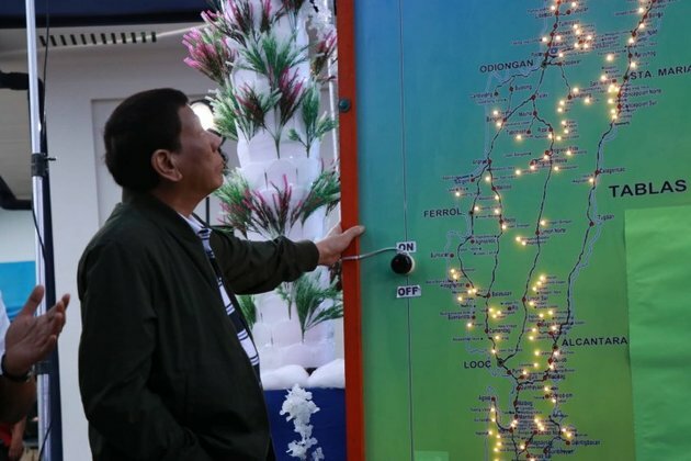 PRRD leads inauguration of the 7.5MWp solar power plant in Romblon