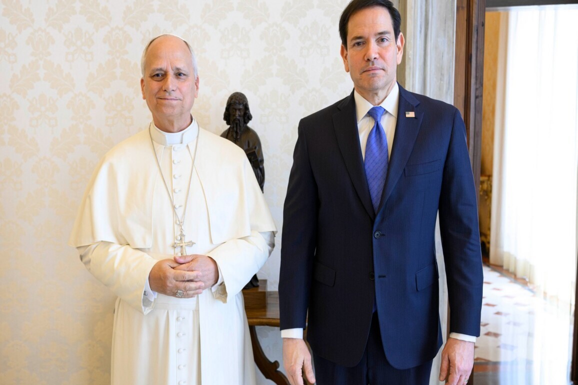 Marco Rubio discusses West Asia situation with Pope Leo XIV