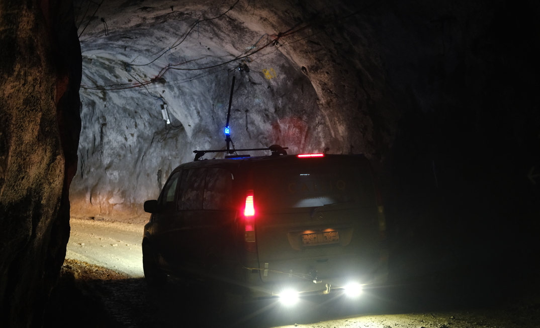 The Hybrid Navigation System was put through five separate test runs at the Pyhäsalmi mine in Finland.