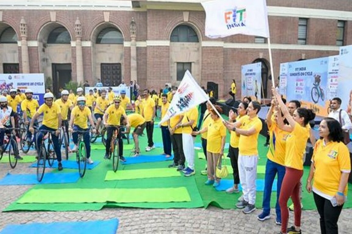 CBIC celebrates 'Sundays on Cycle' - a fitness and GST awareness initiative in run-up to completion of 8 years of GST