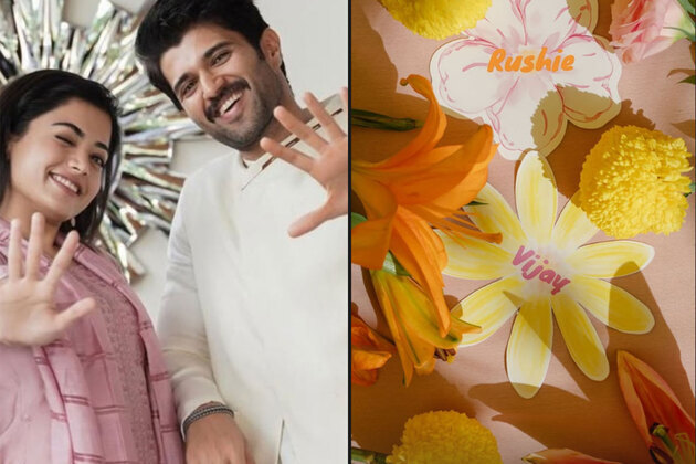 Inside look at Rashmika Mandanna, Vijay Deverakonda's Haldi ceremony