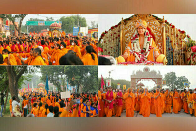 Jagadguru Kripalu Parishat holds Grand Rath Yatra on October 3, 2022 in honor of the 100th Birth Anniversary of Jagadguru Shri Kripalu Ji Maharaj