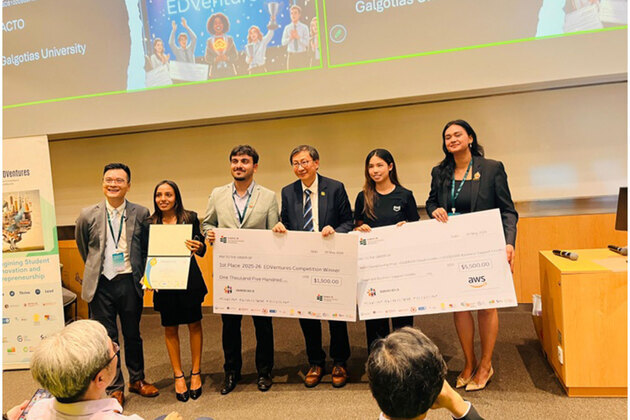 Indian Students From Galgotias University Win Global Recognition at Hong Kong's EDVentures 2026, Competing Against 19 Teams From 10 Countries