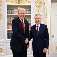Donald Trump discusses launch of US-Uzbekistan Business and Investment Council with Uzbek President