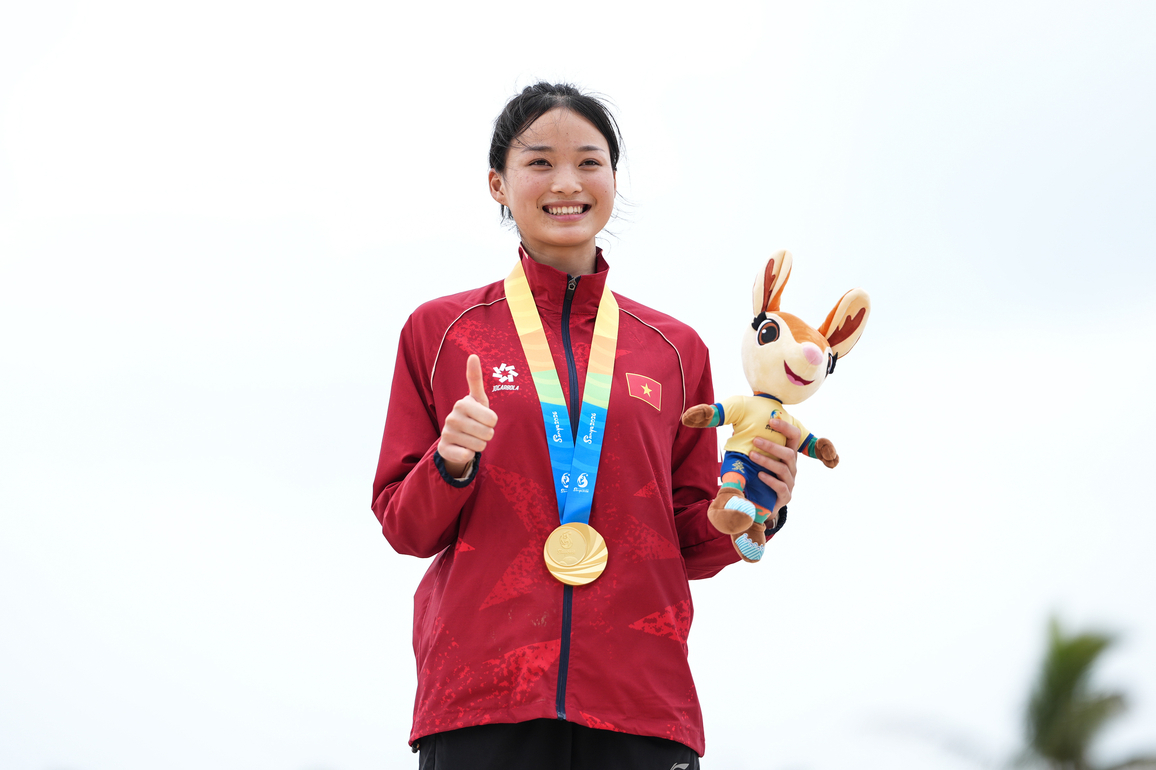 (SP)CHINA-HAINAN-SANYA-ASIAN BEACH GAMES-BEACH ATHLETICS-WOMEN'S LONG JUMP FINAL (CN)