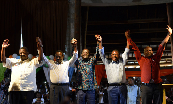 Kenya opposition forms super alliance to unseat Kenyatta Kenya opposition forms super alliance to unseat Kenyatta