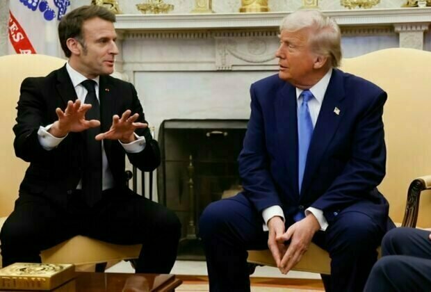 Trump hosts French leader to discuss Ukraine endgame 