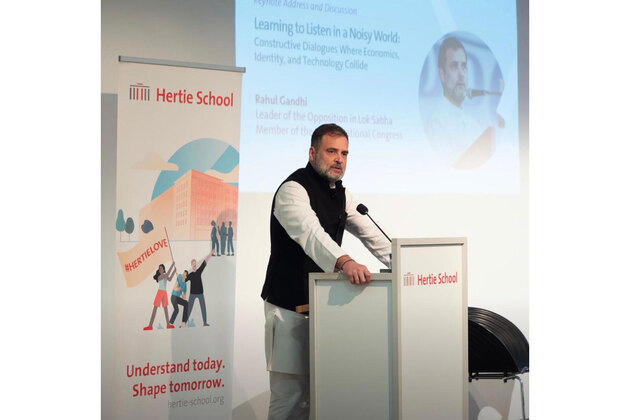 "Democray a process of engagement, accountability," Rahul Gandhi in Berlin
