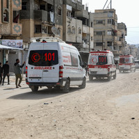 MIDEAST-GAZA-KHAN YOUNIS-RAFAH CROSSING-REOPENING