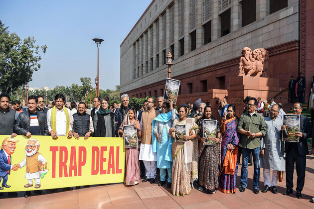 Opposition MPs to protest US trade deal in Parliament, Congress' Manish Tewari moves adjournment motion