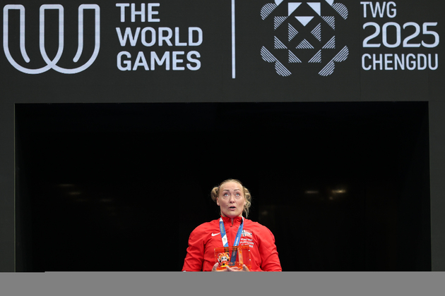 (SP)CHINA-CHENGDU-THE WORLD GAMES 2025-POWERLIFTING-WOMEN'S EQUIPPED HEAVYWEIGHT (CN)
