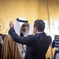 President of Ecuador honours Crown Prince of Abu Dhabi with National Order of Merit