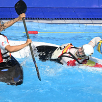 (SP)CHINA-CHENGDU-THE WORLD GAMES 2025-CANOE POLO-MEN'S CONSOLATION SEMIFINALS 5-8-CHN VS ESP (CN)