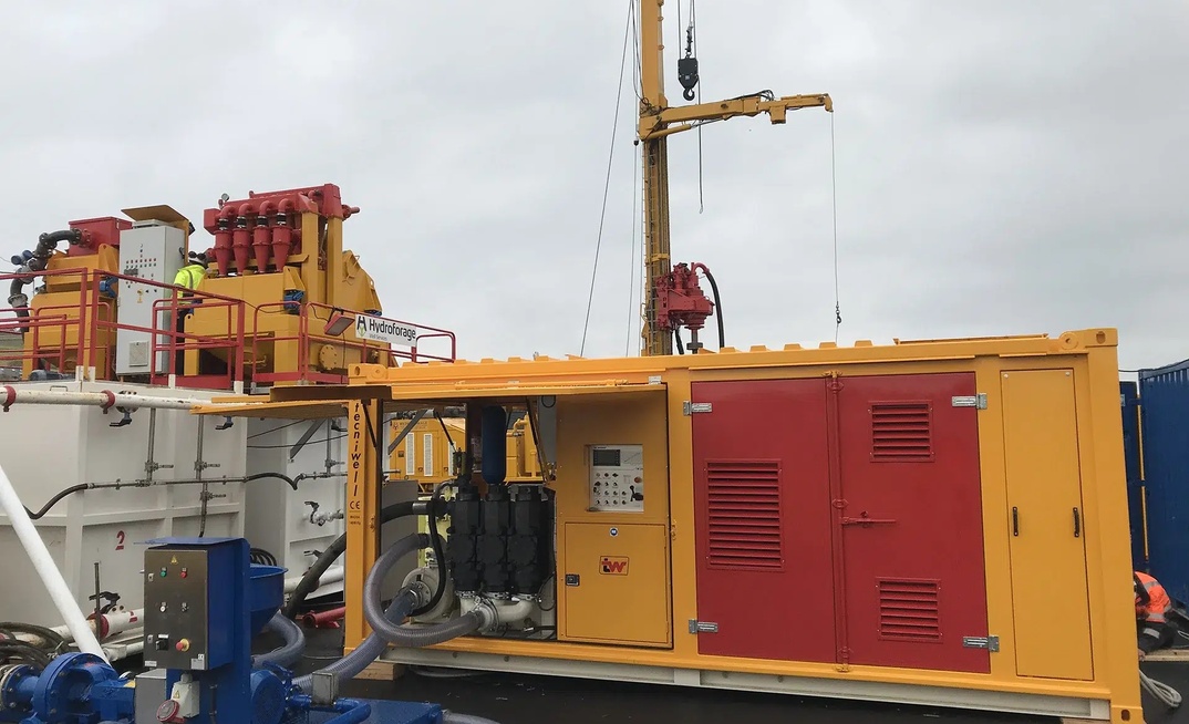 Tecniwell high-pressure pump packages exclusively available to HDD contractors through the Vermeer dealer network