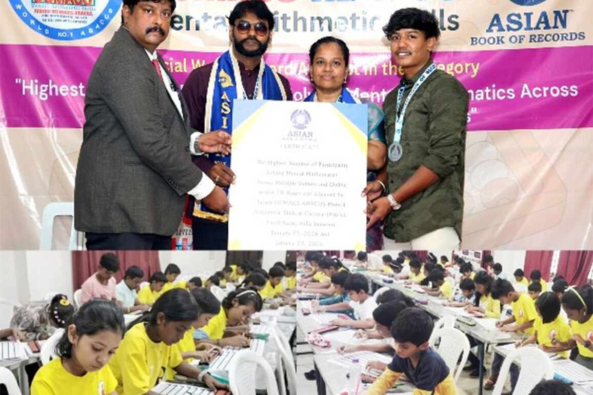 Chennai Junior UCMACS Abacus Mental Arithmetic Skills Sets Asian Book of Records