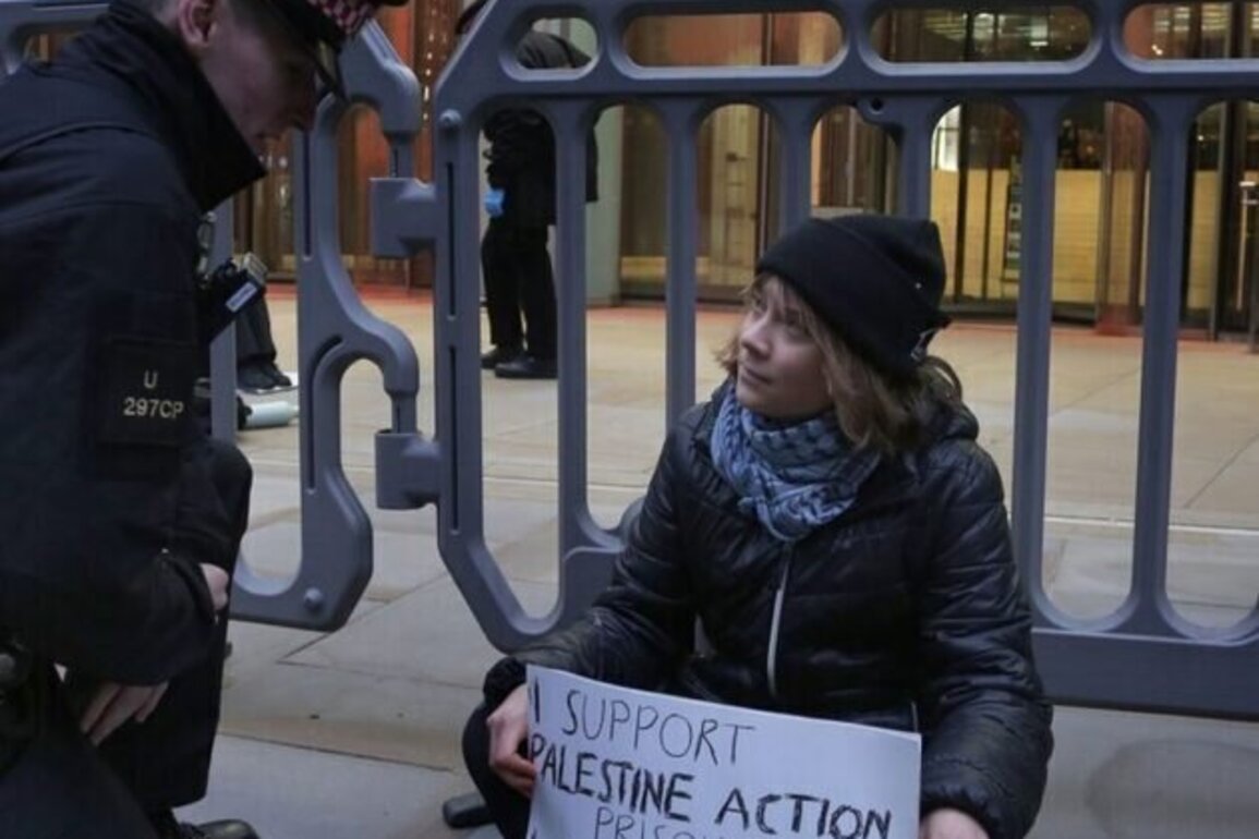 Greta Thunberg arrested in London for a sign supporting Palestine Action