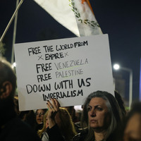 CYPRUS-NICOSIA-VENEZUELA-PROTEST