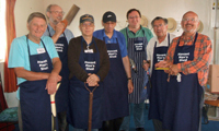 Covers donates building materials to Havant Men's Shed 