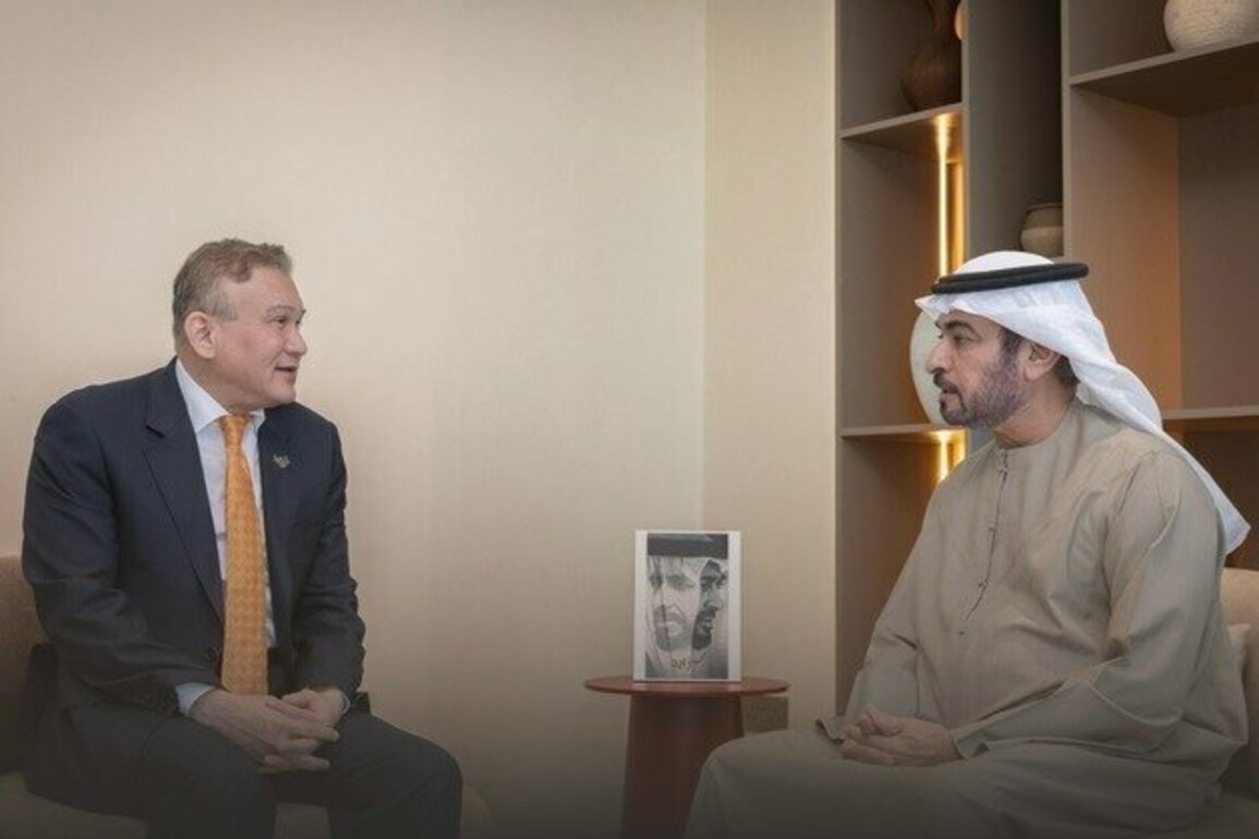Hamdan bin Mubarak discusses football cooperation with Kazakhstan