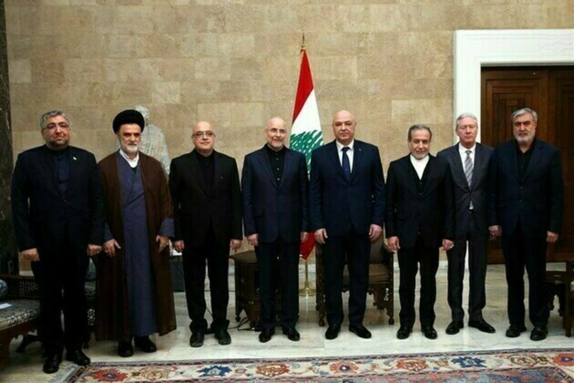 Iranian Officials Meet Lebanons President in Beirut