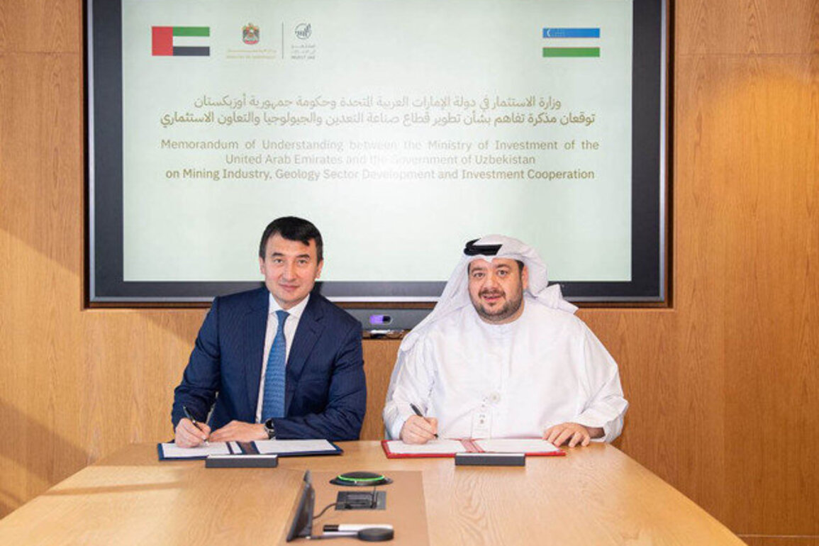 UAE, Uzbekistan to advance mining sector development, investment cooperation