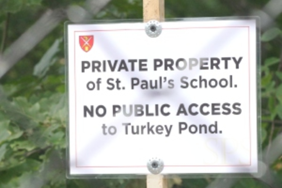 Concord Monitor - St. Pauls School wont reopen public access to Turkey Pond