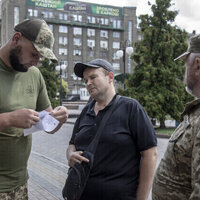 Two conscription officers stabbed in Ukraine