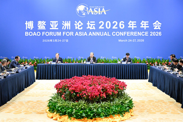 CHINA-HAINAN-BOAO-ZHAO LEJI-CHINESE AND FOREIGN ENTREPRENEURS-DISCUSSIONS (CN)