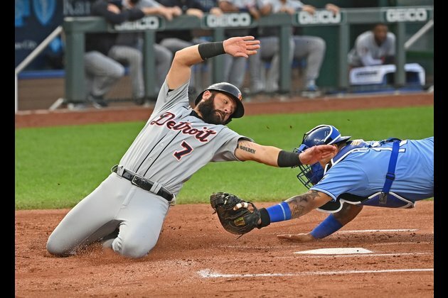 Tigers end skid with victory over Royals