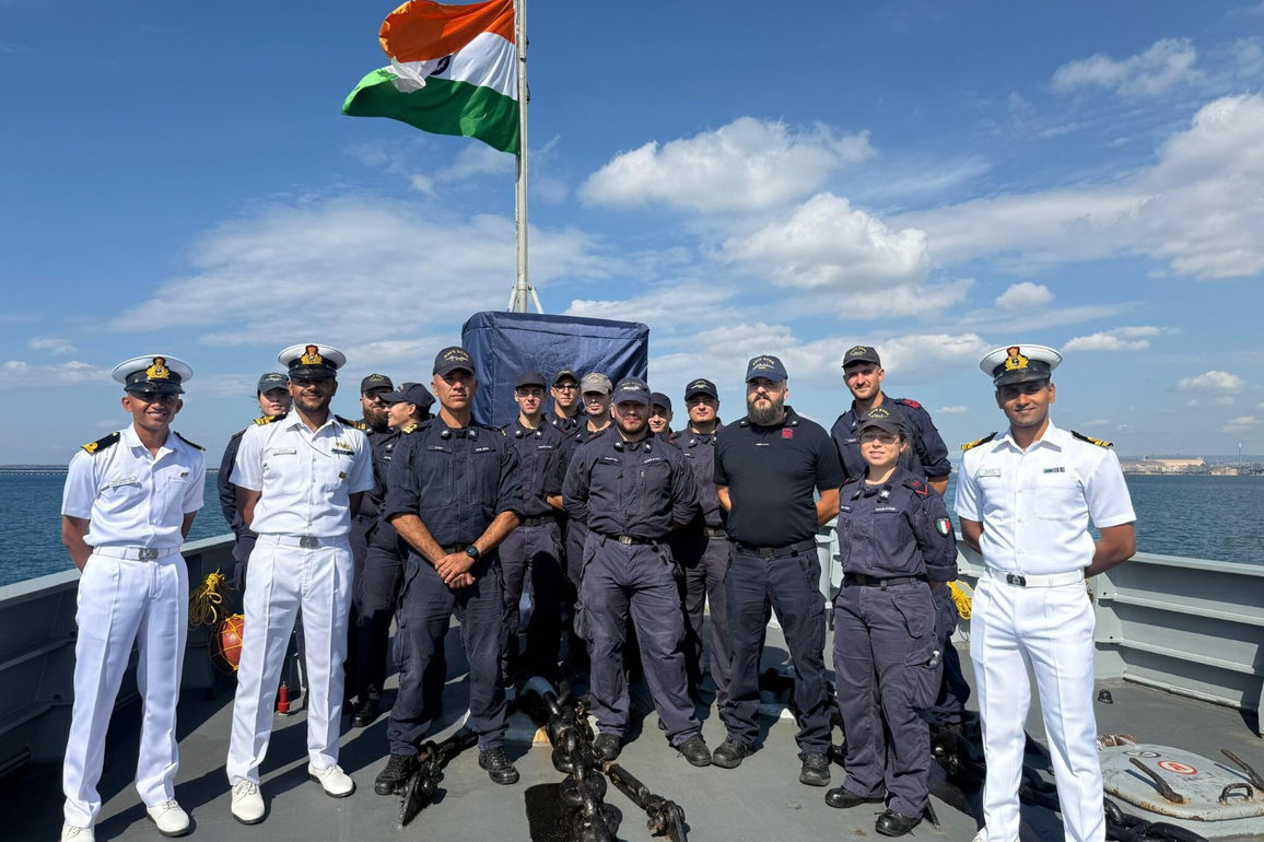 INS Trikand makes port call at Taranto to strengthen India-Italy defence ties
