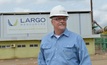 Largo CEO Mark Smith on site at Maracas Menchen in Brazil