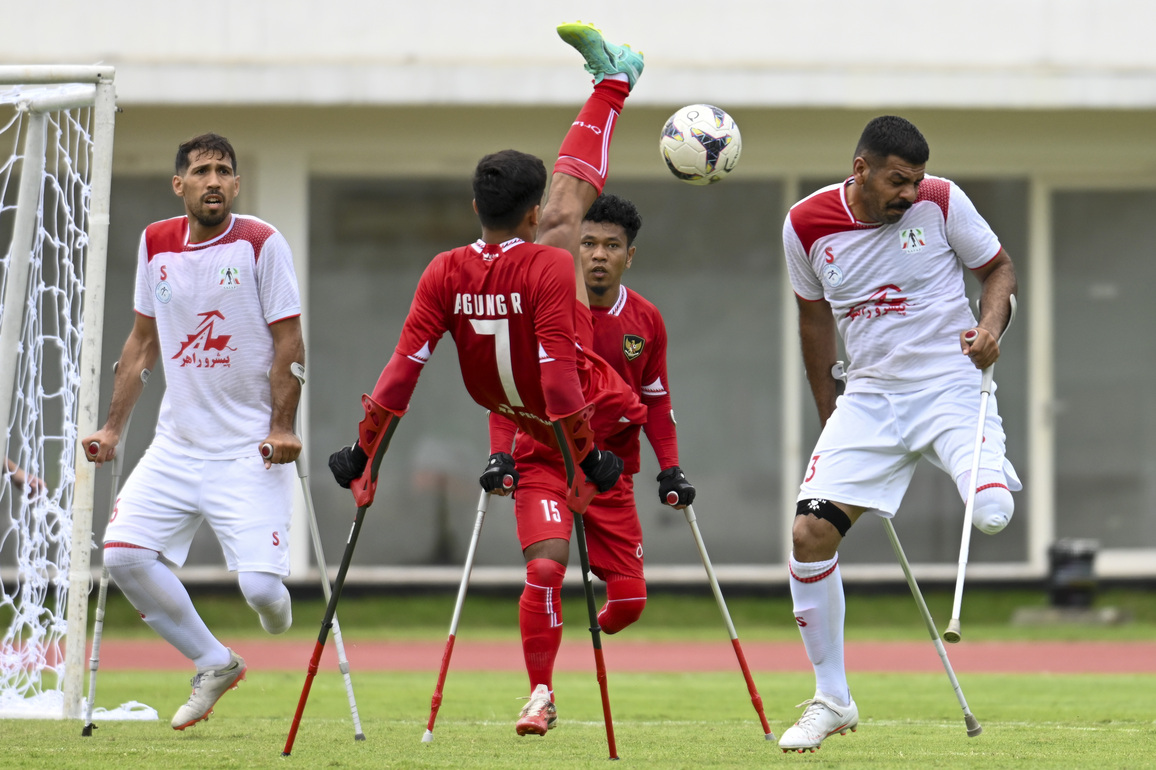 (SP)INDONESIA-JAKARTA-AMPUTEE FOOTBALL-ASIAN CUP QUALIFIERS 2025-IDN VS IRN