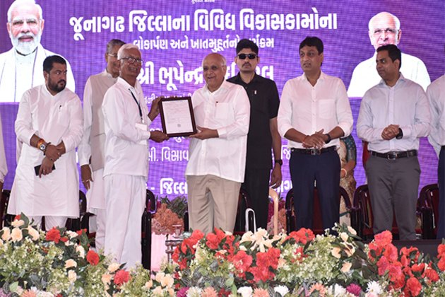 Gujarat CM Bhupendra Patel announces development projects worth Rs 634 crore in Junagarh