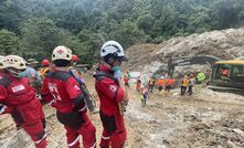 The search for survivors of the Masara landslide ended and shifted to search and retrieval. Photo: Philippine Red Cross