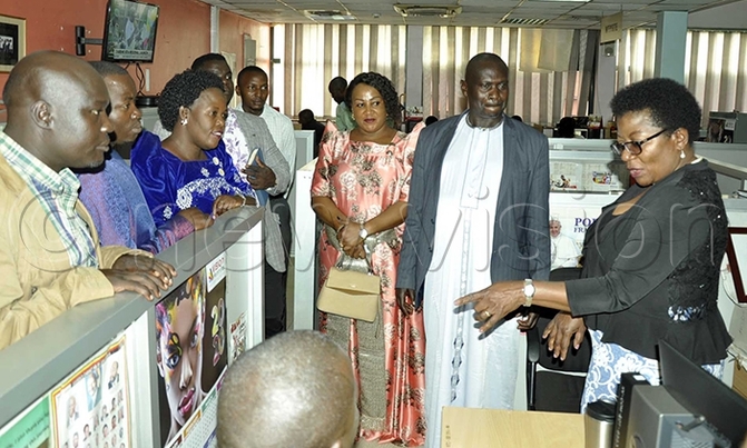 New Kyaggwe County chief tours Vision Group New Kyaggwe County chief tours Vision Group