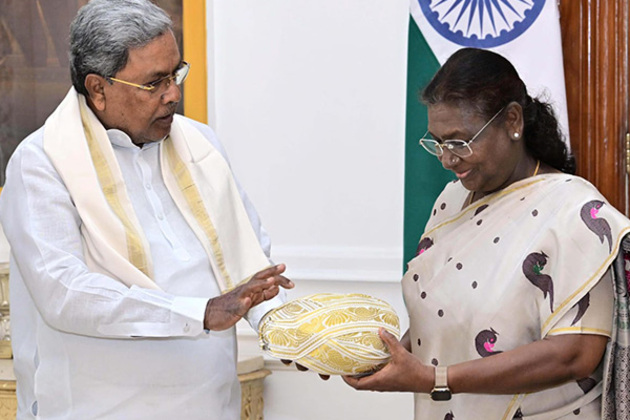 Karnataka CM Siddaramaiah meets President Murmu in Delhi