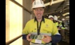  Bill Beament holding core from the Zodiac discovery at Jundee