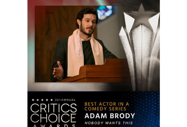 Adam Brody takes home Best Actor in Comedy Series at 2025 Critics Choice Awards