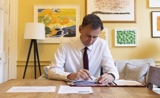 Chancellor Jeremy Hunt prepares for the Autumn Statement. Photo: HM Treasury